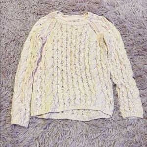 Cozy Light pink Cable Knit Sweater